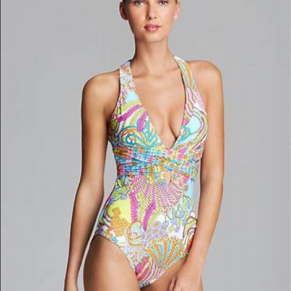 VGUC Trina Turk one piece swimsuit size 12